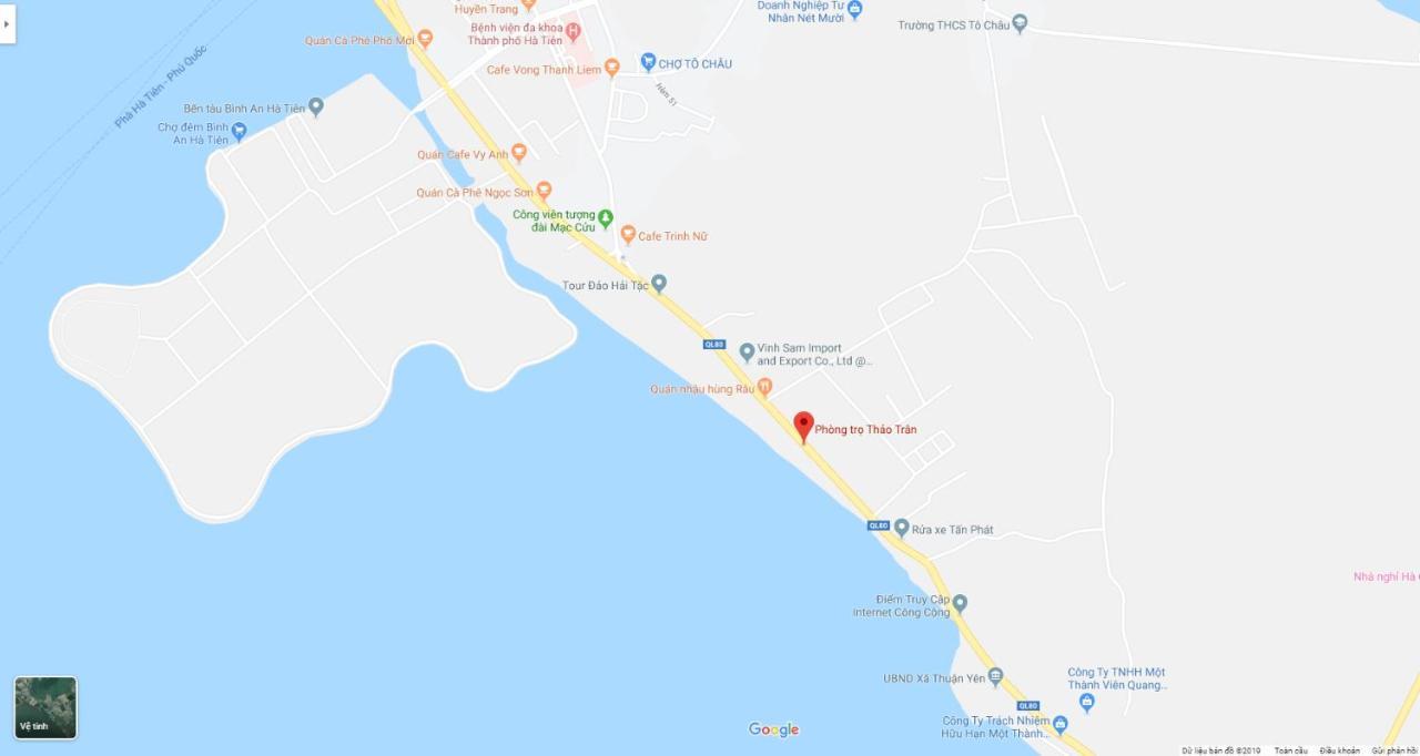 Thao Tran Hotell Hà Tiên Exteriör bild